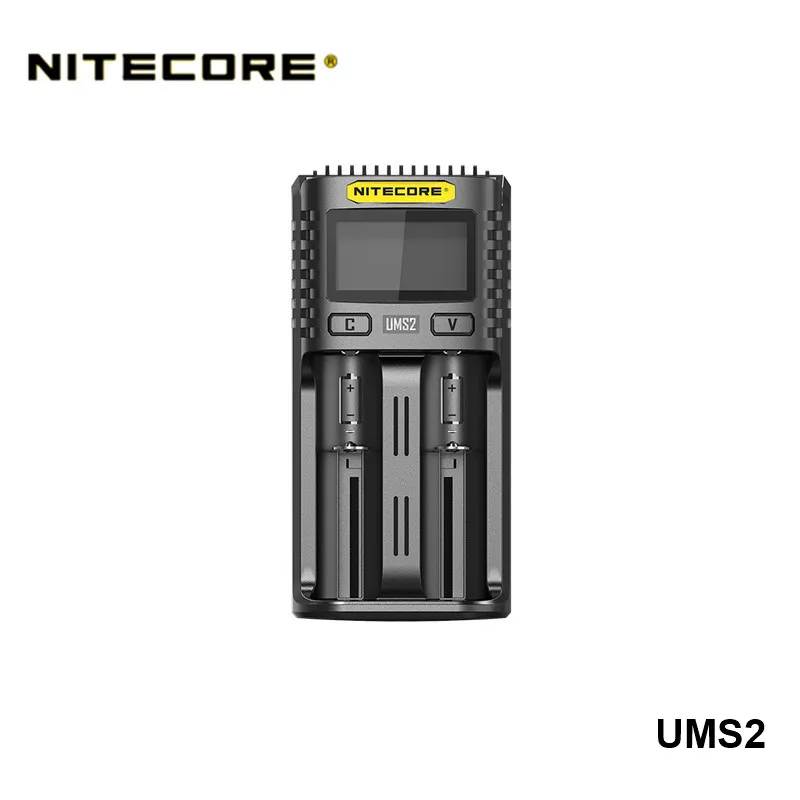 

Nitecore UMS2 UMS4 4A Max LCD Smart USB Charging Mode Selction Charger with Over Discharged Li-ion IMR Battery Restoration