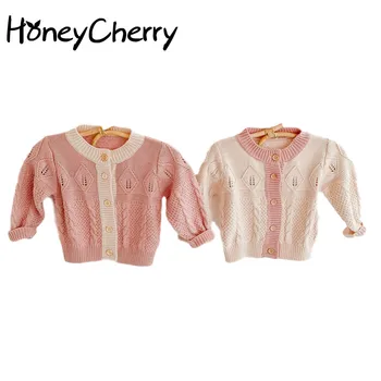 

2020 Autumn baby sweater Infant Children Sweater Knitted Multi-Color Coat Shirt All-match Cardigan