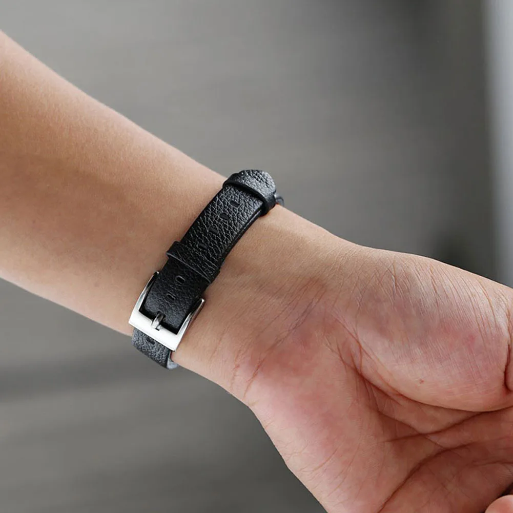 Регулируемый ремешок для часов из натуральной кожи для Fitbit Alta hr