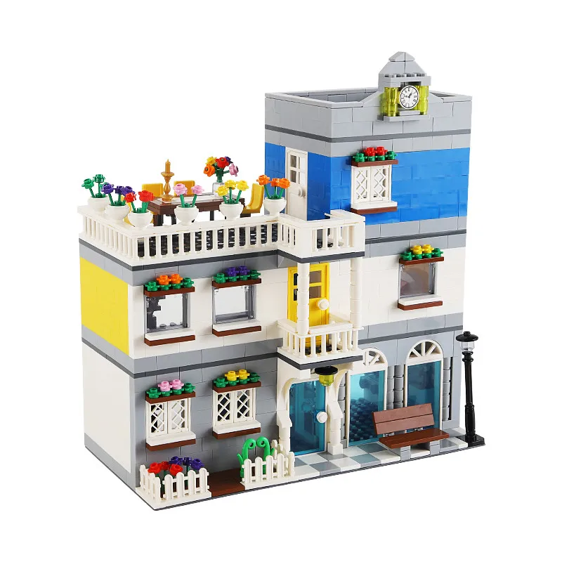 MOC Friends Series House Building Blocks Bricks Girl Assembled Birthday Gift Toy 