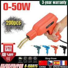 Soudeurs pour plastiques pratiques 50W, outils de Garage, agrafeuses à chaud, Machine de réparation de PVC, outil de soudage pour réparation de pare chocs de voiture