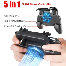 Winex Pubg игровой контроллер мобильный триггер L1R1 шутер джойстик игровой коврик кулер для телефона вентилятор с 2000 мАч 4000 мАч power Bank