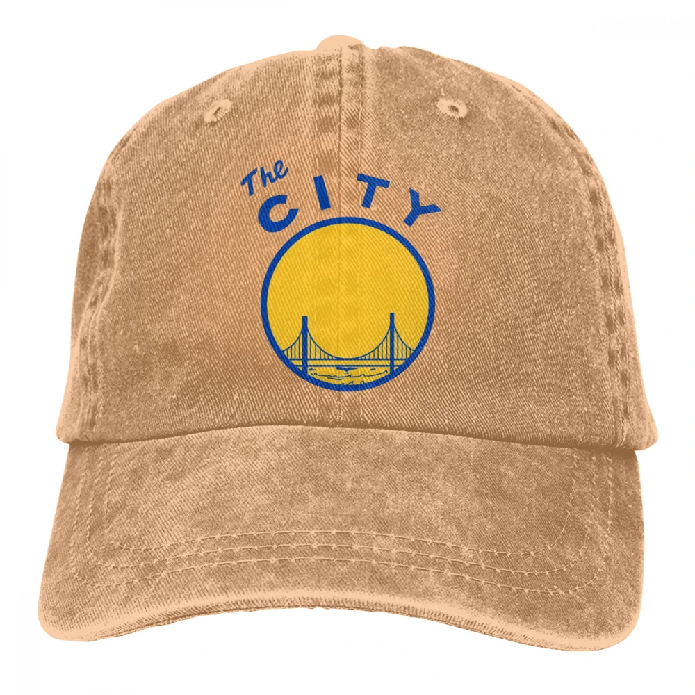 San Francisco город Casquette натуральный унисекс Мужские Женские джинсовые бейсболка с