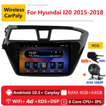 

9" IPS 8 CORE Android 10.1 Car DVD Multimedia Player GPS for hyundai i20 2014 2015 2016 -2018 car stereo radio navigation