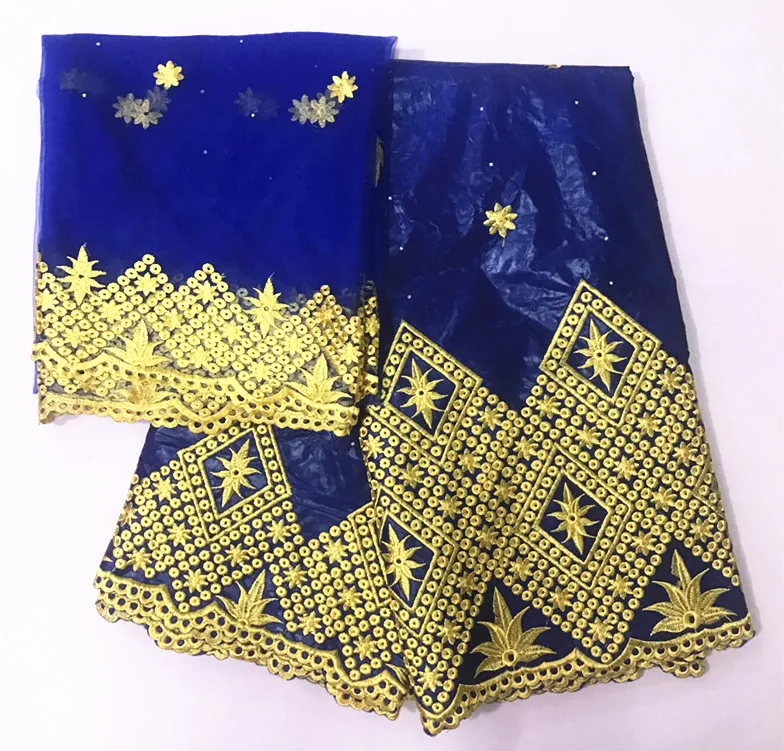 Новое поступление камень Африканский Базен Riche Getzner ткань с вышивкой кружевная ткань Базен платье Базен Риш материал нигерийская Кружевная повязка на голову