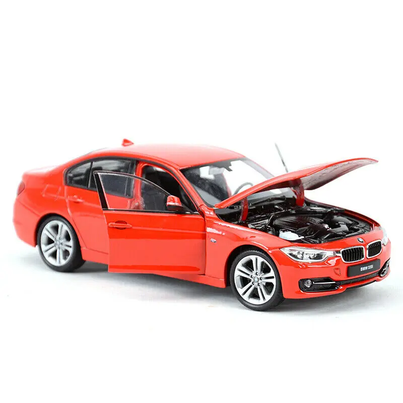 WELLY BMW 3 SERIES 335i F30 SALOON RED 1/24 SCALE DIECAST MODEL CAR
