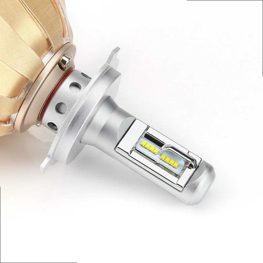 Zdatt фар led H4 H7 H8 H9 H11 9005 HB3 9006 HB4 9003 HB2 Светодиодные лампы свет автомобиля 12 В 6000 К 8000Lm
