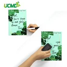 Размер A5, магнитная белая доска, магниты на холодильник, съемные наклейки на стену, белая доска для дома и офиса, стираемая доска для сообщений