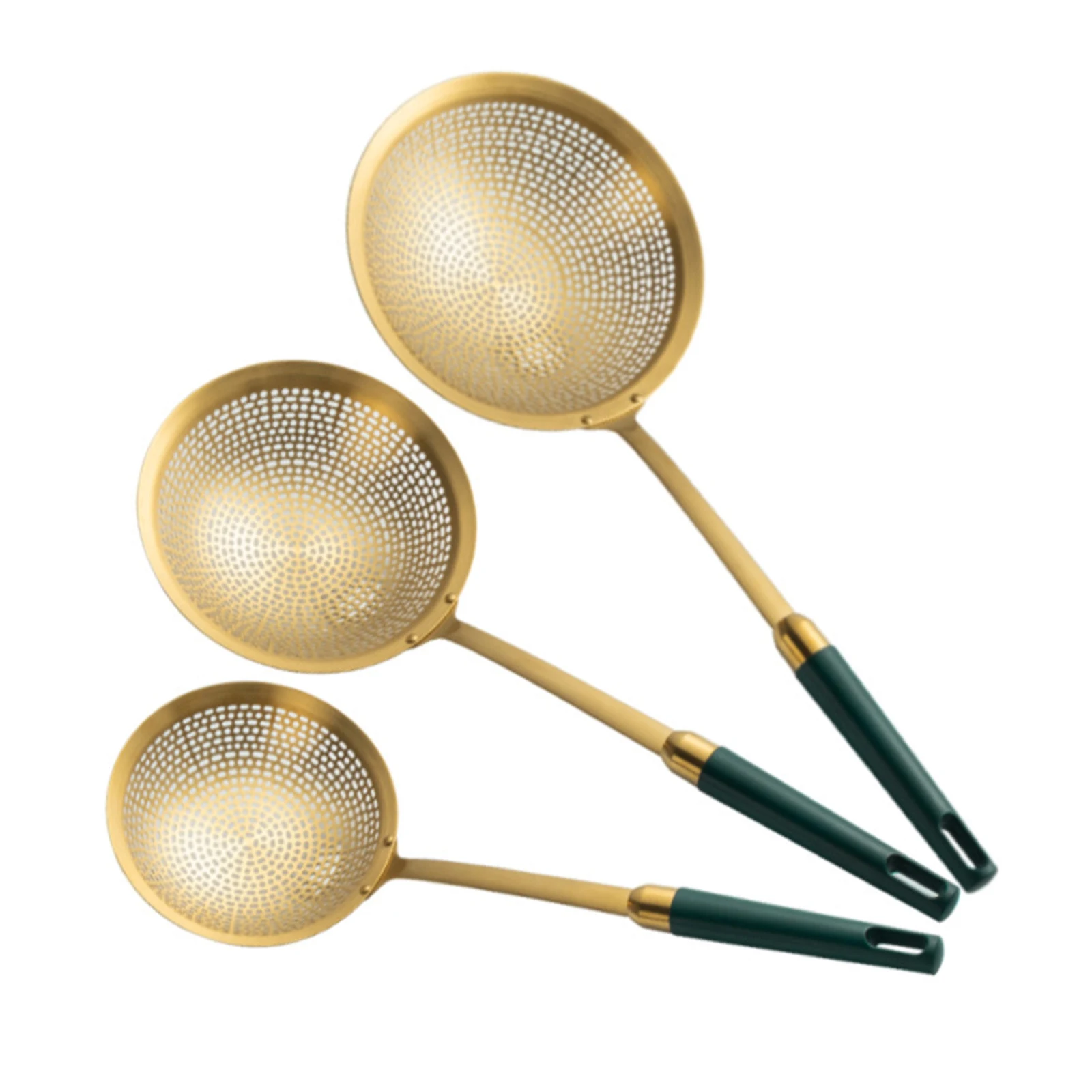 Stainless Steel Durable Strainer Food Colander Gravy Separator Noodle