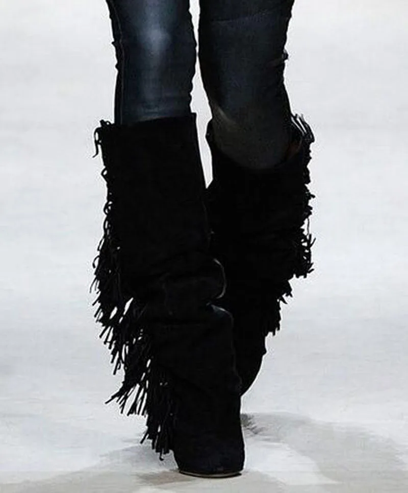 Good-quality-black-white-winter-fringed-knee-boots-for-woman-height-increasing-wedge-heels-tassels-boots (1)