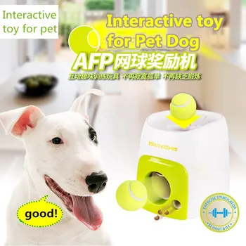 

Exclusively for Russia Interactive Dog Toy Tennis Launcher Tennis Transmitter Training Throwing balls Machine Food reward Device