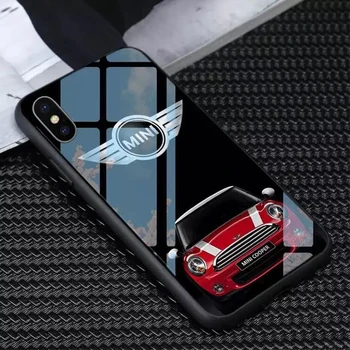 

Car logo phone case for Mini JCW One Countryman Clubman for iphone X XS Max 11 pro 6 6s 7 8 plus samsung s8 s9 s10 Plus note 8 9