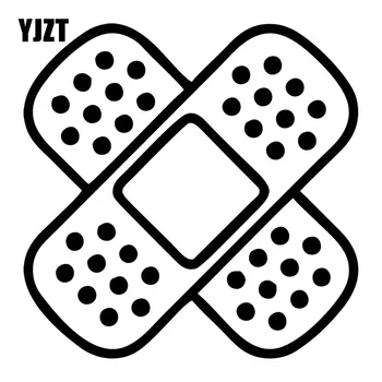 

YJZT 16X16CM PLASTERS FUNNY Car Whole Body Decoration Sticker Vinyl Decals C25-0409