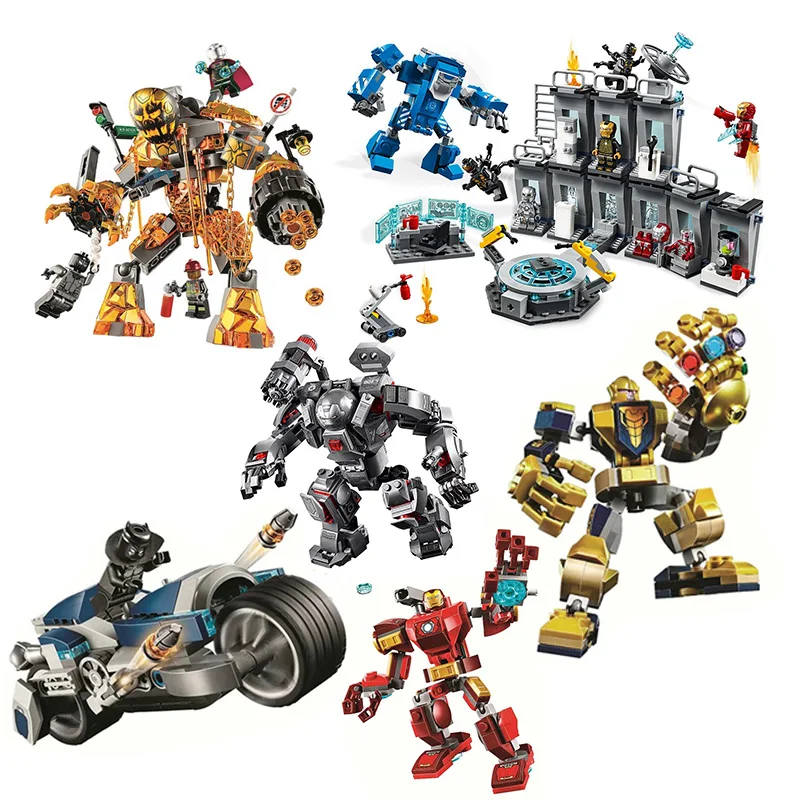 

New 2020 Super Heroes Endgame Building Blocks DIY Educational Bricks Toys For Children