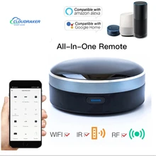 Cloudraker-controlador inteligente RF para el hogar, dispositivo de Control remoto Universal con infrarrojos, funciona con Alexa, Google Home y Siri, Tuya