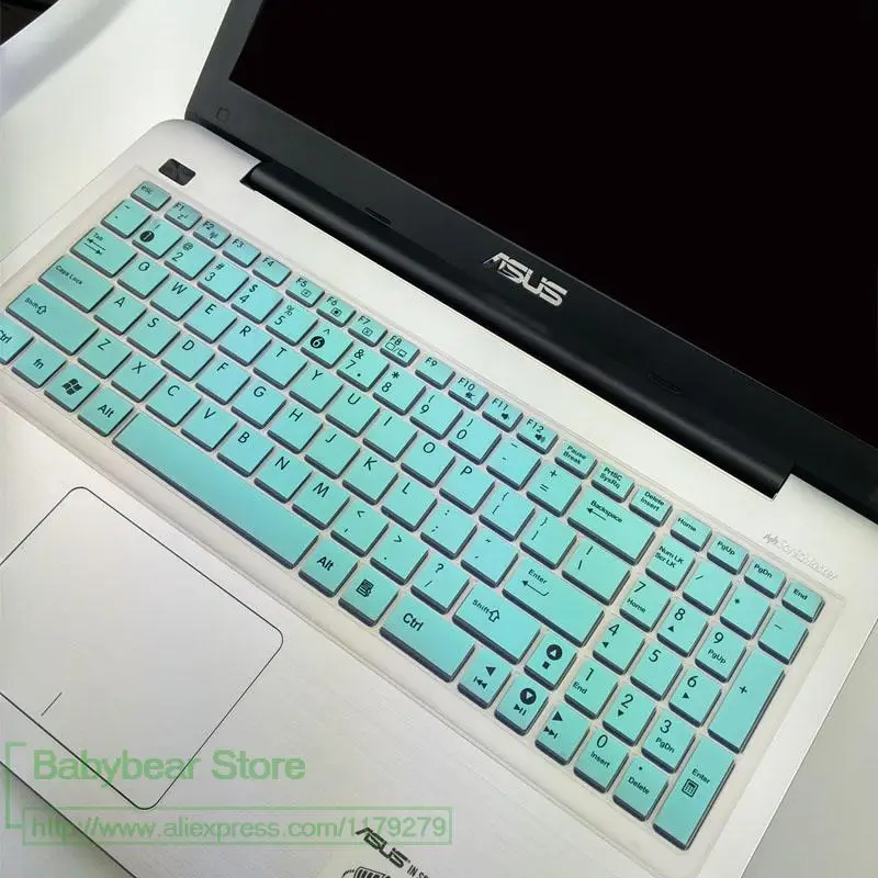tiffany Клавиатура для ноутбука чехол Защитный чехол для Asus Vivobook 15 d540m D540MA d540YA d540y d540m d540n D540MB D540sa X540 ub - Цвет: tiffany