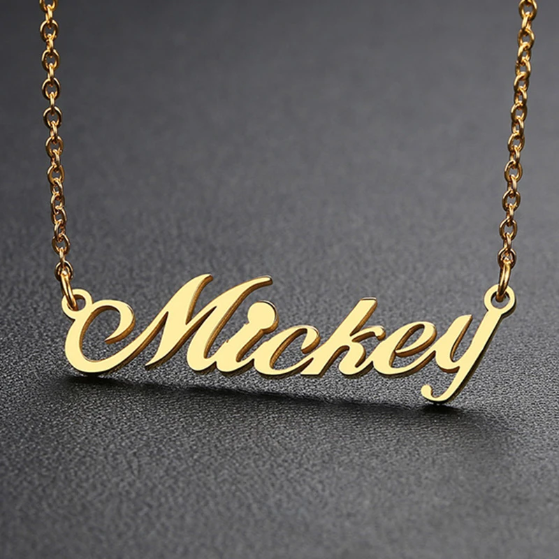 Vnox Personalized Name Necklace Custom 