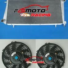 Radiador de aluminio + ventilador de refrigeración para ROVER/MG MGF/MG Metro Roadstar 16V turbo 95-00 B 95 96 97 98 99