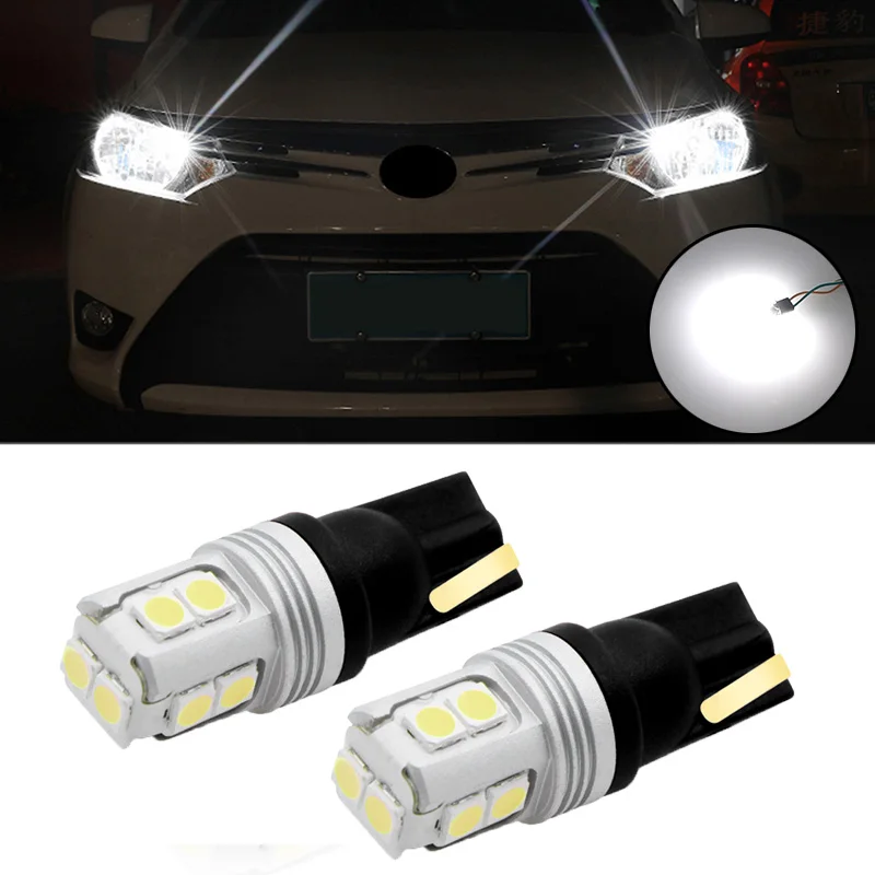 

2pcs W5W T10 LED Interior Car Lights for Ford Focus 2 3 Fiesta Fusion Ranger Kuga S Max MK5 Mustang Escape Leds Auto 12V DC