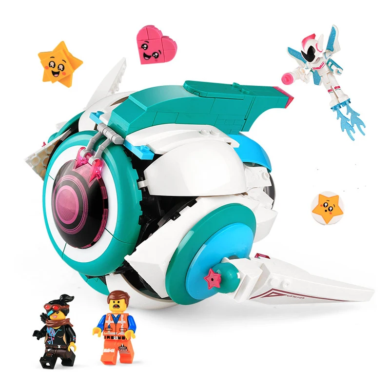 

45009 Movie Sweet Mayhem's Systar Starship Model Building Block 563pcs Bricks Toys Gift Movie 70830