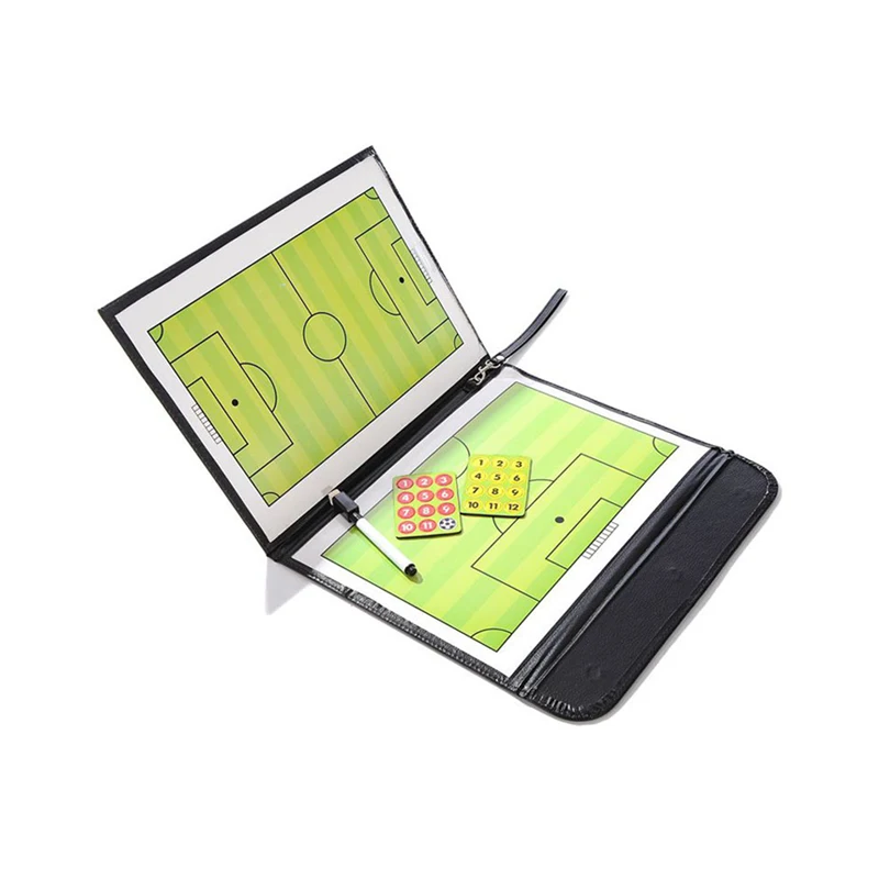 Soccer Tactical Футбольная тактическая доска 2,5 складывающаяся обучающая доска Подростковая Футбольная команда тренировочная помощник оборудование Тактический буфер обмена - Цвет: Soccer Tactical
