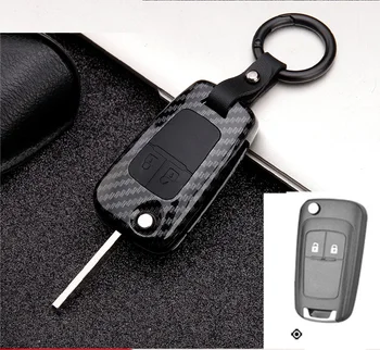 Cassa Chiave Dell'automobile di carbonio Per Chevrolet Cruze Equinox Traverse Scintilla Sonic Malibu Impala Camaro Portachiavi Borsa A Distanza Fob Protegge La Copertura - Cassa Chiave Dell automobile di carbonio Per Chevrolet Cruze Equinox Traverse Scintilla Sonic Malibu Impala
