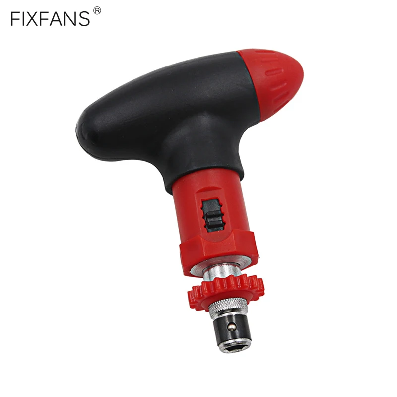 6.35mm-Quick-Release-Hex-Bit-Holder-with-T-Shape-Handle-Ratcheting-Screwdriver-Hand-Tools