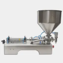 Количественная машина для наполнения жидкостью, вязкая пищевая паста, бутылка для крема, жидкости, дозирование воды, Коллоидное оборудование для наполнения меда, 220/110
