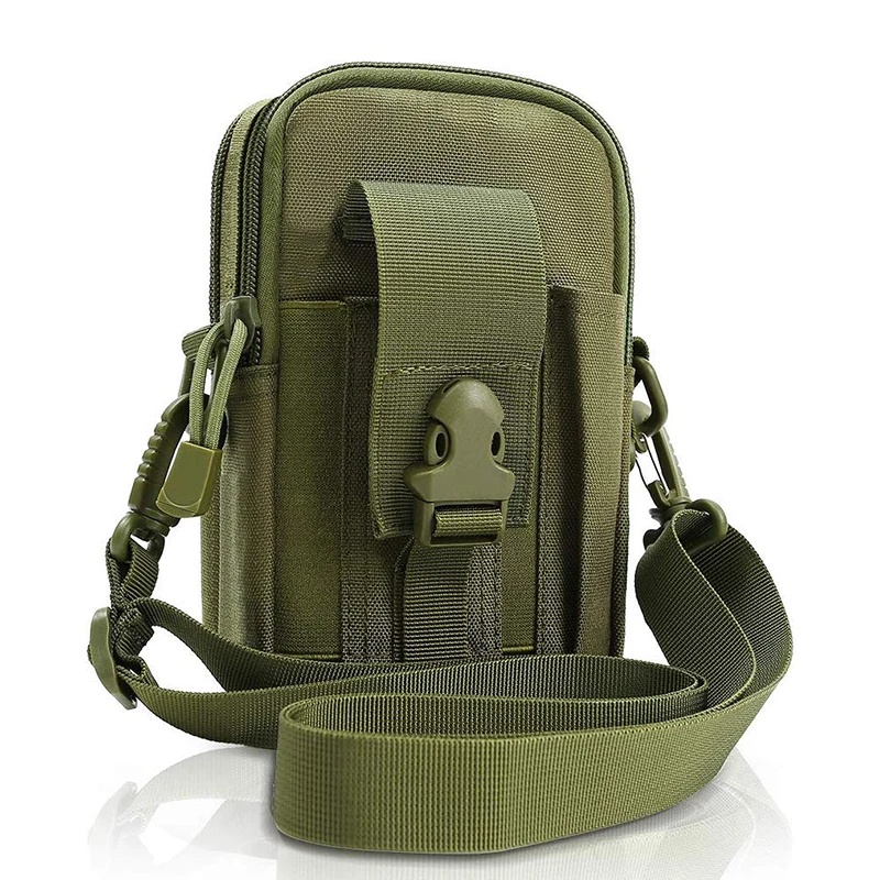Green Открытый Кемпинг EDC сумка новая Тактическая Molle сумка рюкзак сумки пояс военный поясной рюкзак плечевой ремень спортивные сумки для бега - Цвет: Green