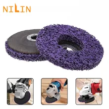 Disque de peinture en Poly bande, roue Abrasive de 125mm, antirouille, métal propre, moto, roue de meulage pour meuleuse d'angle, voiture