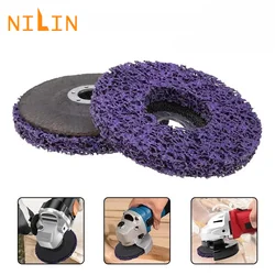Disque de peinture en Poly bande, roue Abrasive de 125mm, antirouille, métal propre, moto, roue de meulage pour meuleuse d'angle, voiture 