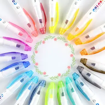 

5pcs Double Head Highlighter Pen Marker Pastel Liquid Chalk Fluorescent Pencl