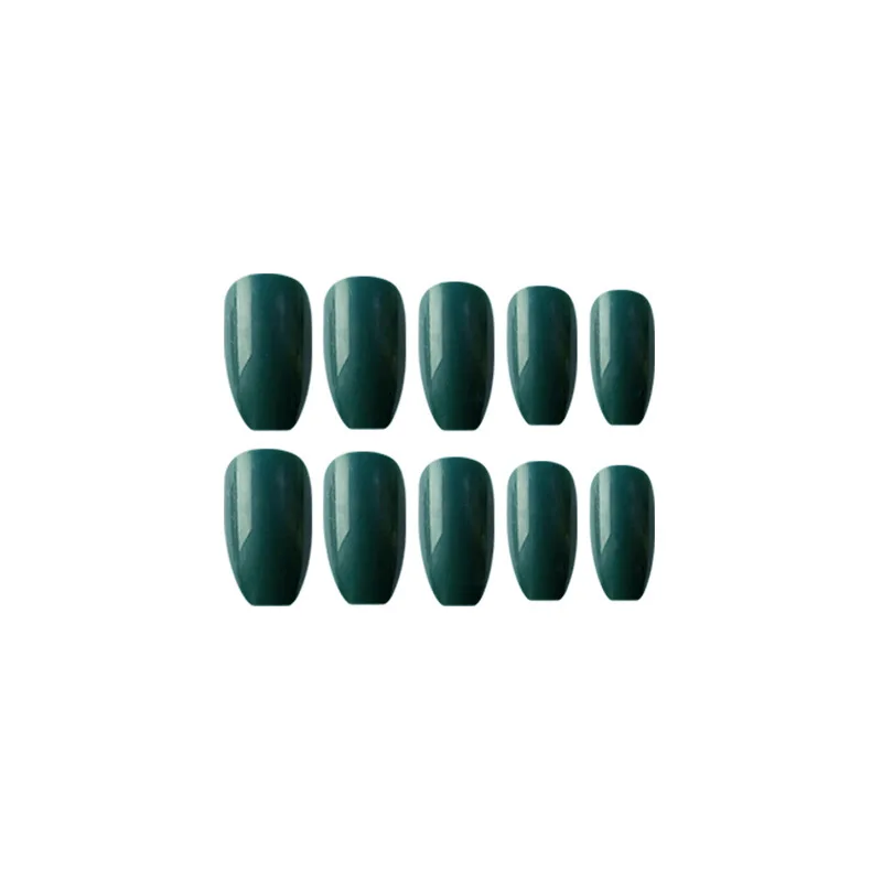 Nusx Fake Nails Ongles UV Effect False Nails Full Cover Medium Pointed Press on Artificial Nail 5