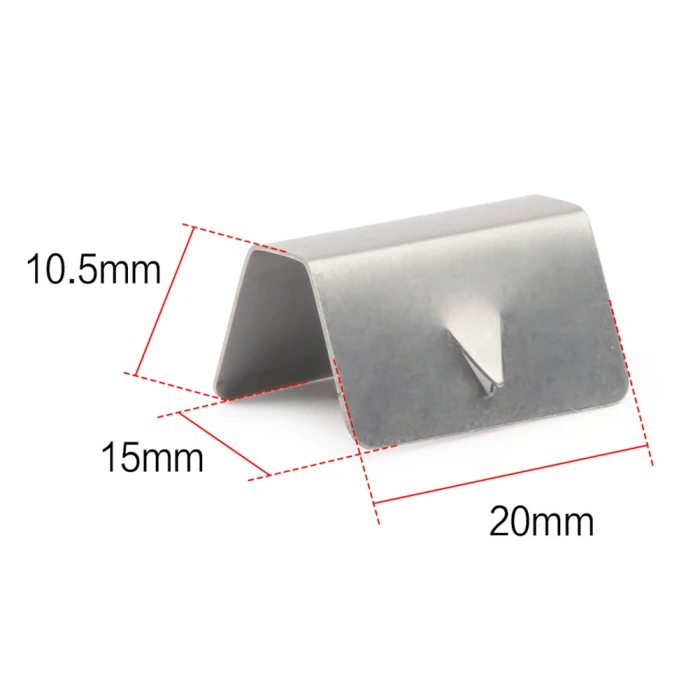 10PCS Wind/Rain Deflector Channel Metal Retaining Clips Stainless Steel F-Best