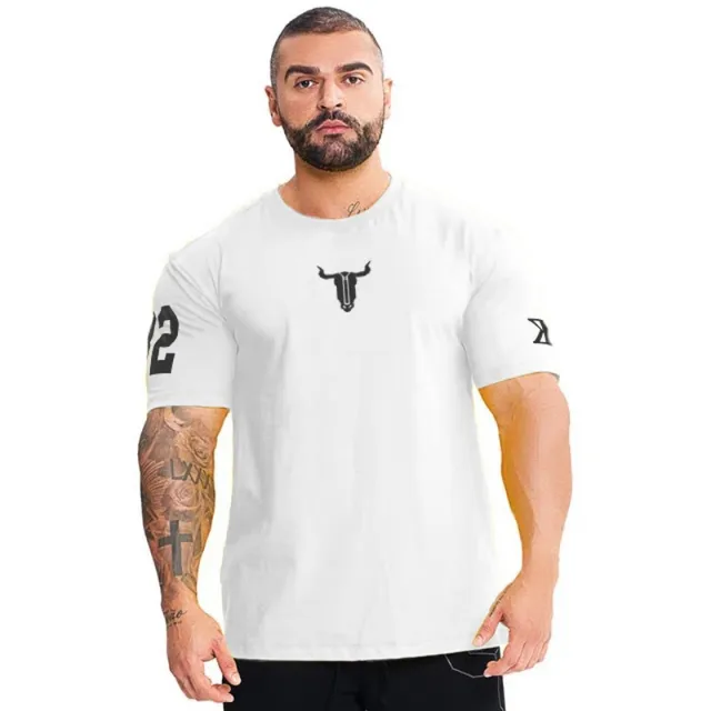 Cotton Printed Men’s Bodybuilding Sportswear T Shirt - Men's Fitness ...