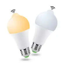 Кухонный шкаф lampara освещение прохода коридора безопасность освещение PIR датчик движения светодиодный лампочки 110 В 220 В E27 ночник