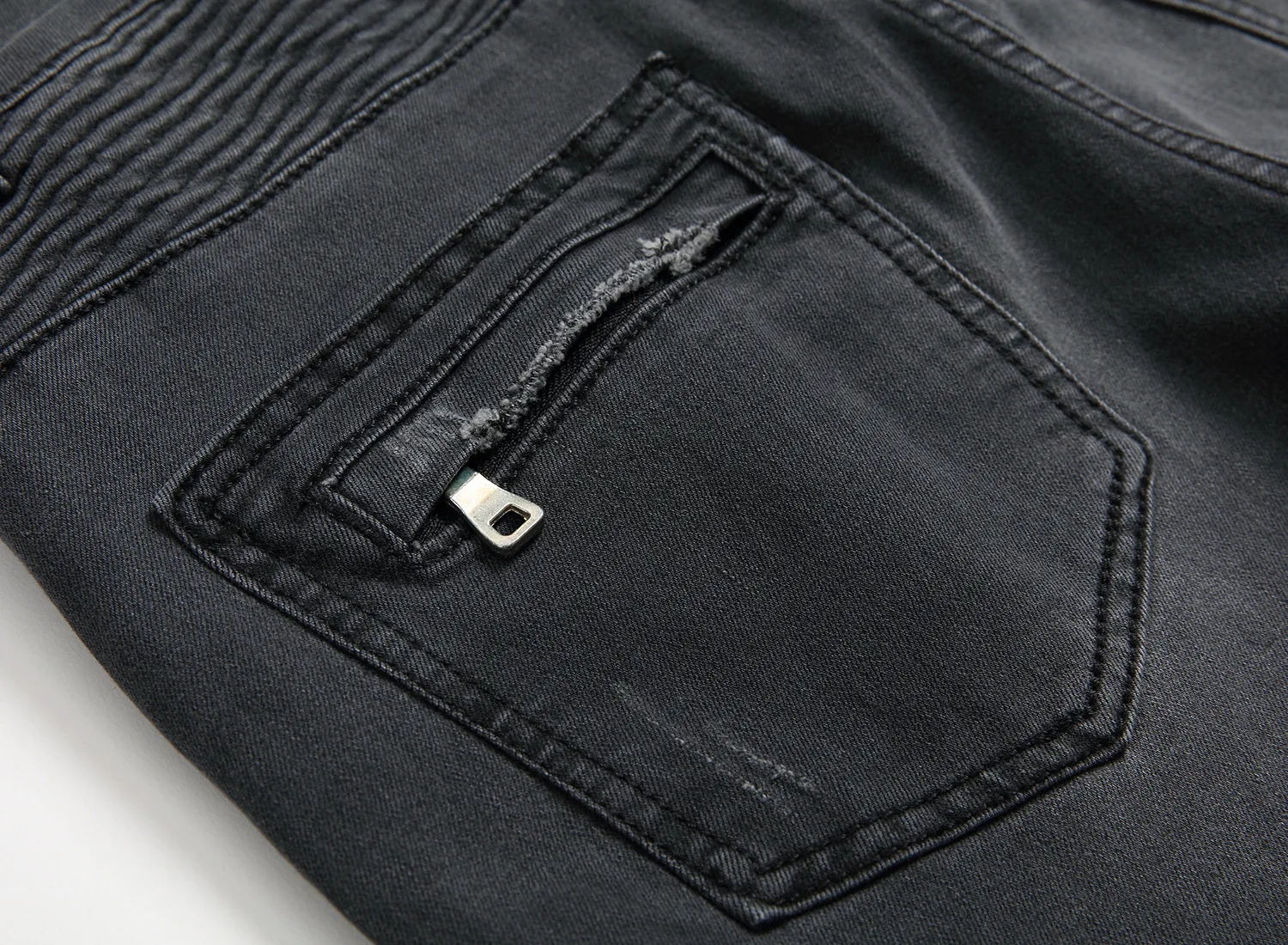 Модные мужские ретро джинсы с заплатками в стиле хип-хоп, байкерские джинсы на молнии с дырками, мужские свободные обтягивающие рваные джинсы, мужские джинсы