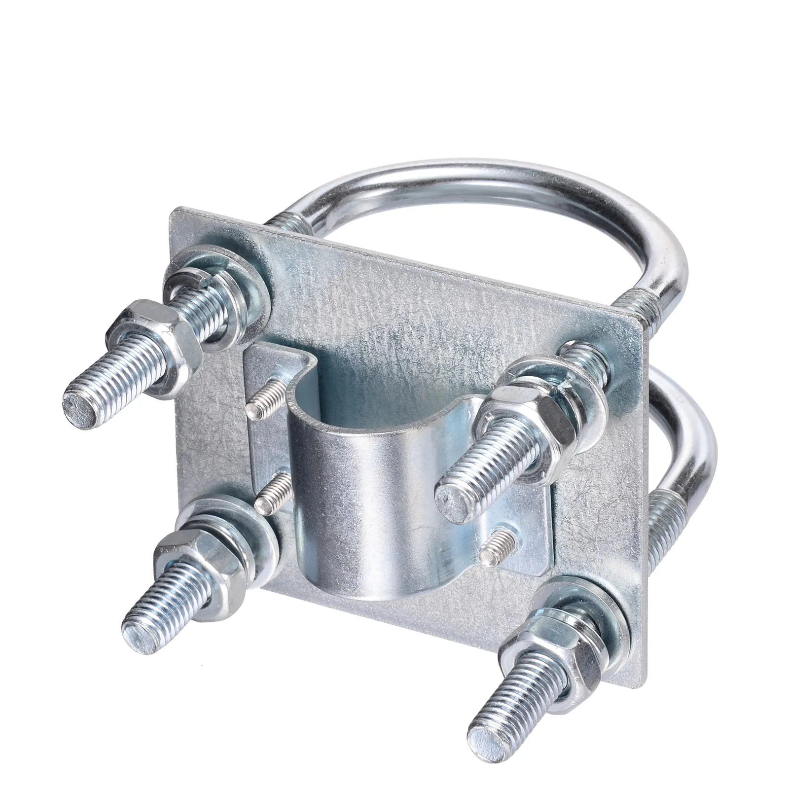 Superbat U Bolts Clamp Holding Pole Fixation Brackets for Outdoor Lora Fiberglass Antenna