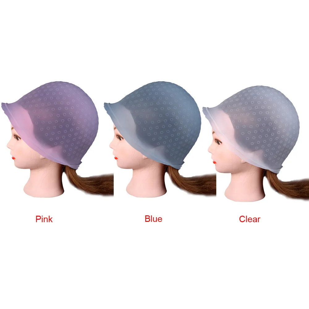 Popular Professional Salon Reusable Hair Colouring Highlighting Dye Cap Hat With Frosting Tipping Color Styling Tools QE | Красота и