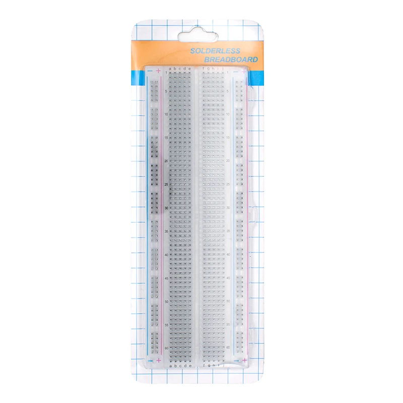 830 Transparent 10 шт./лот макетная плата 830 точек без пайки печатная плата хлеба MB-102 MB102 тестирование Разработка DIY - Цвет: 830 Transparent