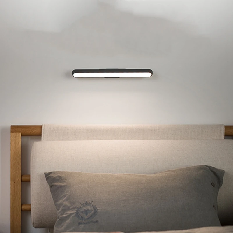 Contact Switch LED Under Cabinet Kitchen Light Bedroom Wardrobe Closet Night Lights LED Bar Light Indoor Home Lamp