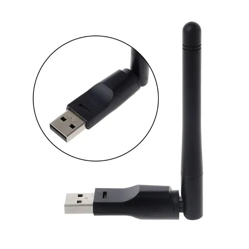 Ralink 5370 мини USB Wifi адаптер 2Dbi антенна LAN адаптер Сетевая карта 802.11b/n/g Recevier антенна для настольного ноутбука