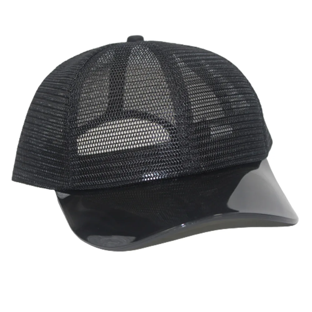 Blank Plain Full Mesh Trucker Hat For Men Women Transparent Visor Baseball Cap Summer Ball Caps Black White Yellow Men S Baseball Caps Aliexpress