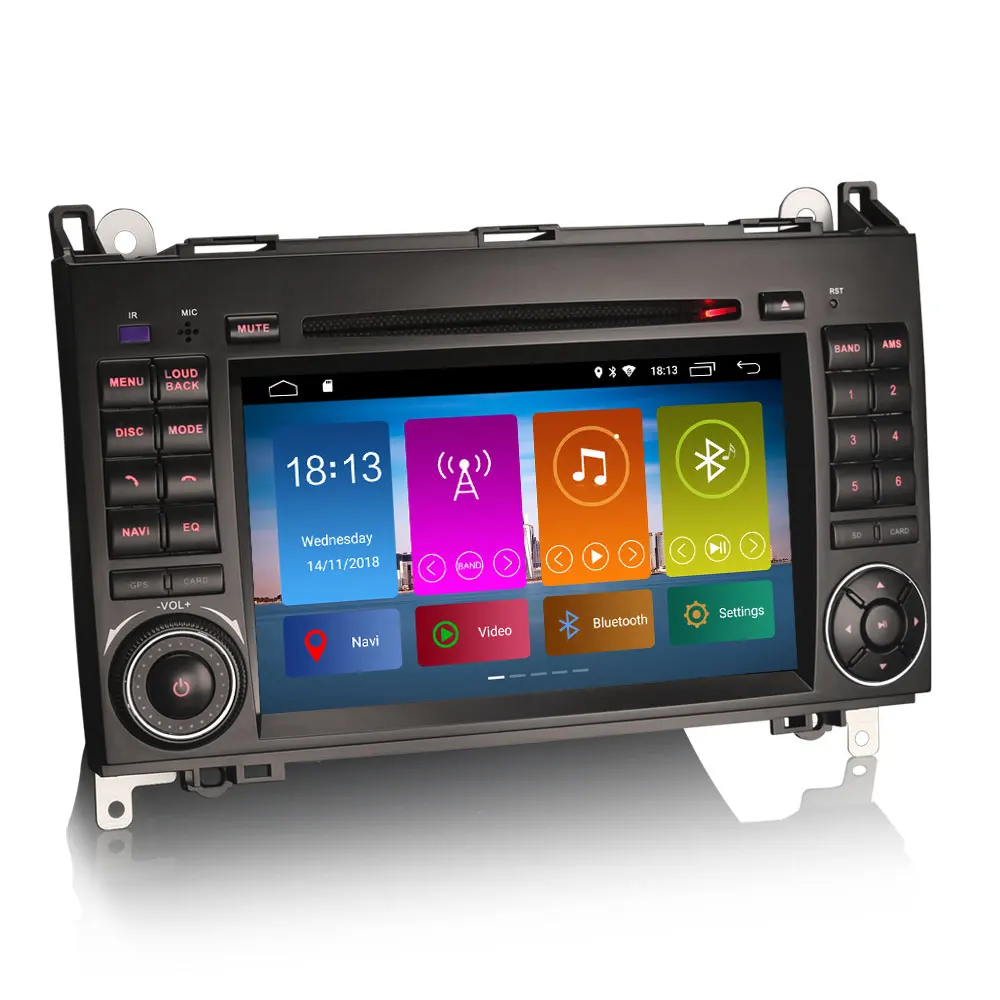 " Android 9,0 Pie OS автомобильный DVD Мультимедиа Навигация gps радио для Mercedes-Benz Viano 2006+& Vito 2006+& Sprinter 2006