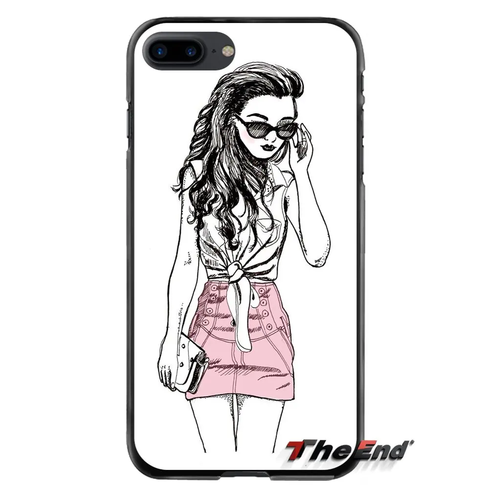 Для Apple iPhone 4 4S 5 5S 5C SE 6 6S 7 8 Plus X iPod Touch 4 5 6 красивые аксессуары для девочек чехлы для телефонов
