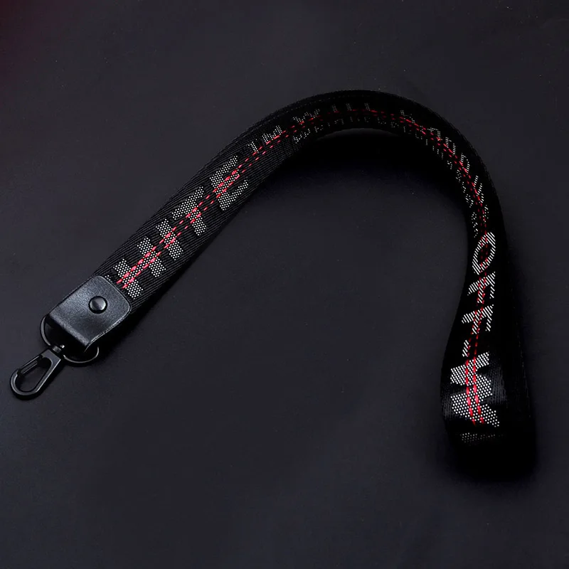 Off White брелок Плетеный для женщин и мужчин лента чехол для телефона ремешок брелок автомобильный брелок-кошелек сумка подвеска брелок llaveros