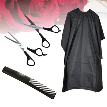 

1 Set Hairdressing Scissor Comb Kit Hair Styling Tools Ergonomics Handle Scissor Clip Hair Salon Accessories for Barber Home Use
