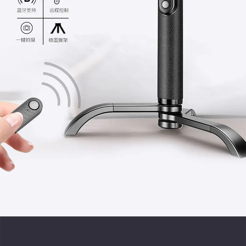 Новые Продукты СПЕЦИАЛЬНОЕ ПРЕДЛОЖЕНИЕ hua ying 701 Алюминиевый сплав Bluetooth селфи палка Сплит штатив Мобильный телефон кронштейн Live полезный Pro