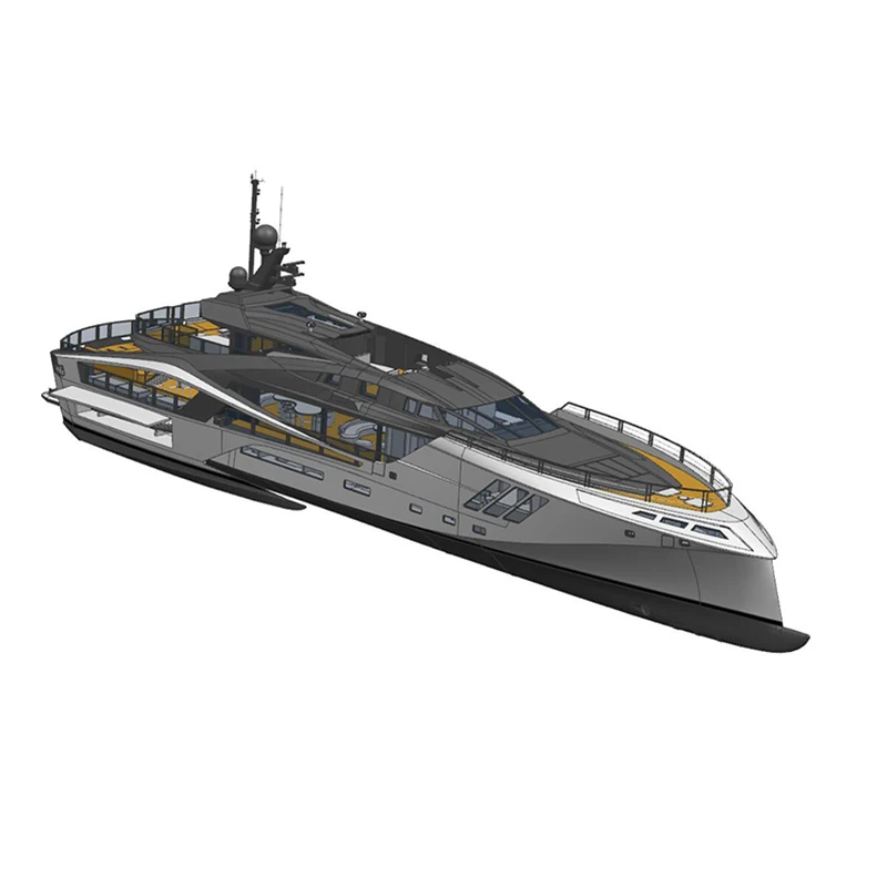 Pre-sale 1/35 1400mm Remote Control Boat Model DIY Super Yacht Model  Assembly Kit AliExpress