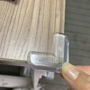 

6Pcs/set Baby Safety L Shape Transparent Protector Cover Table Corner Guards Children protector Furnitures Edge Corner Guards